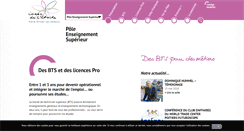 Desktop Screenshot of enseignement-superieur-poitiers.isaac-etoile.fr