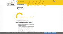 Desktop Screenshot of lycee-pro-poitiers.isaac-etoile.fr