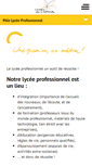 Mobile Screenshot of lycee-pro-poitiers.isaac-etoile.fr